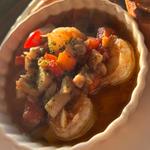 海老ホタテ海鮮アヒージョ