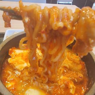 味噌バターラーメンスンドゥブ＋ドリンクセット(東京純豆腐 戸田店)