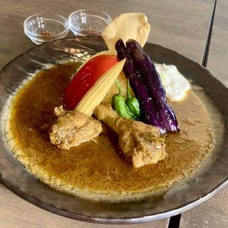 チキンカレーwith素揚げ野菜(Diablo curry)