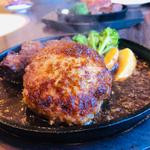 ハンバーグ＆牛さがりサイコロステーキランチ(ゴンザ （GONZA）)