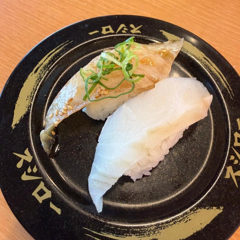ひらめ食べ比べ(スシロー 津島店)