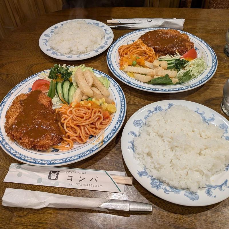 トンカツ ライス(喫茶コンパ)
