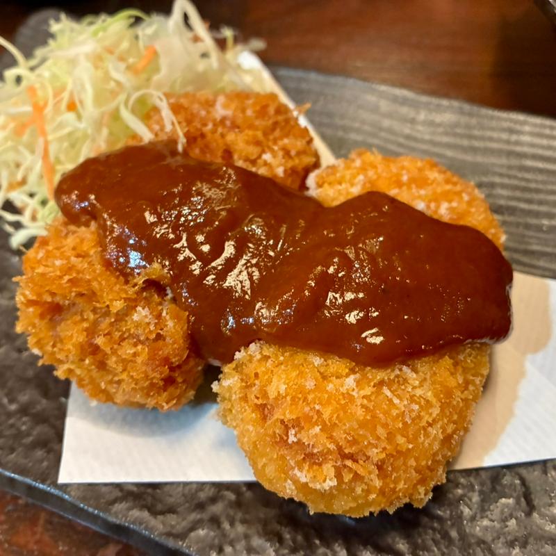 クリームコロッケ食べ比べ（海老・蟹）(うまいもん屋 櫻 （うまいもんや さくら）)