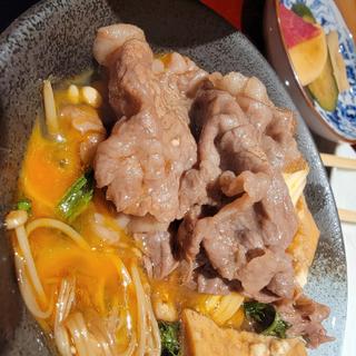 柴沼醤油の牛すき焼き定食