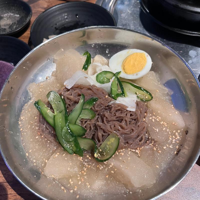 水冷麺(ヨプの王豚塩焼 新大久保本店)