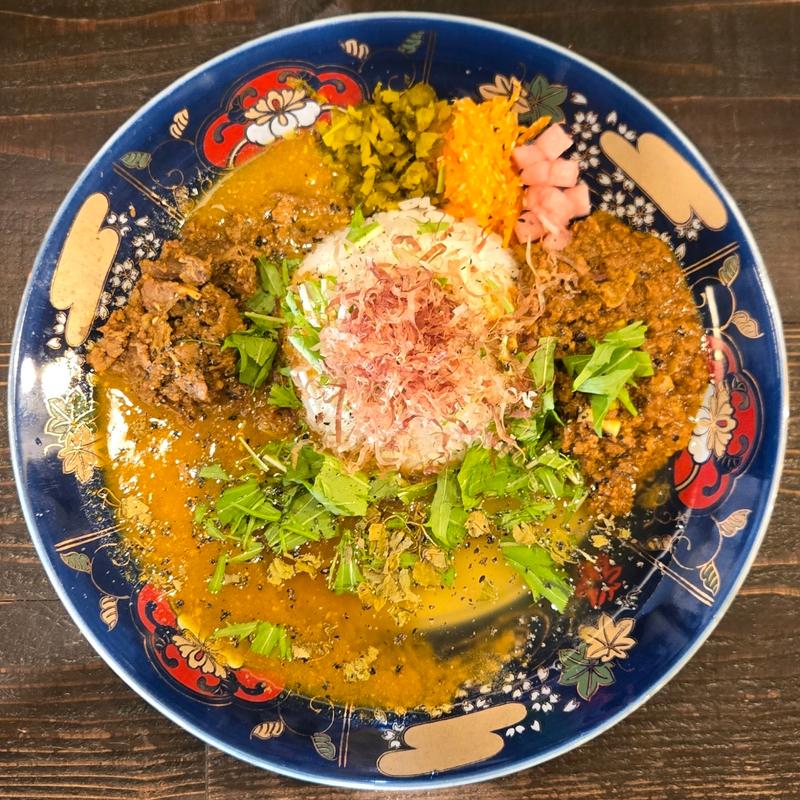 ドラマチックあいがけカリー(ドラマチックカリー ゴールデン中崎)