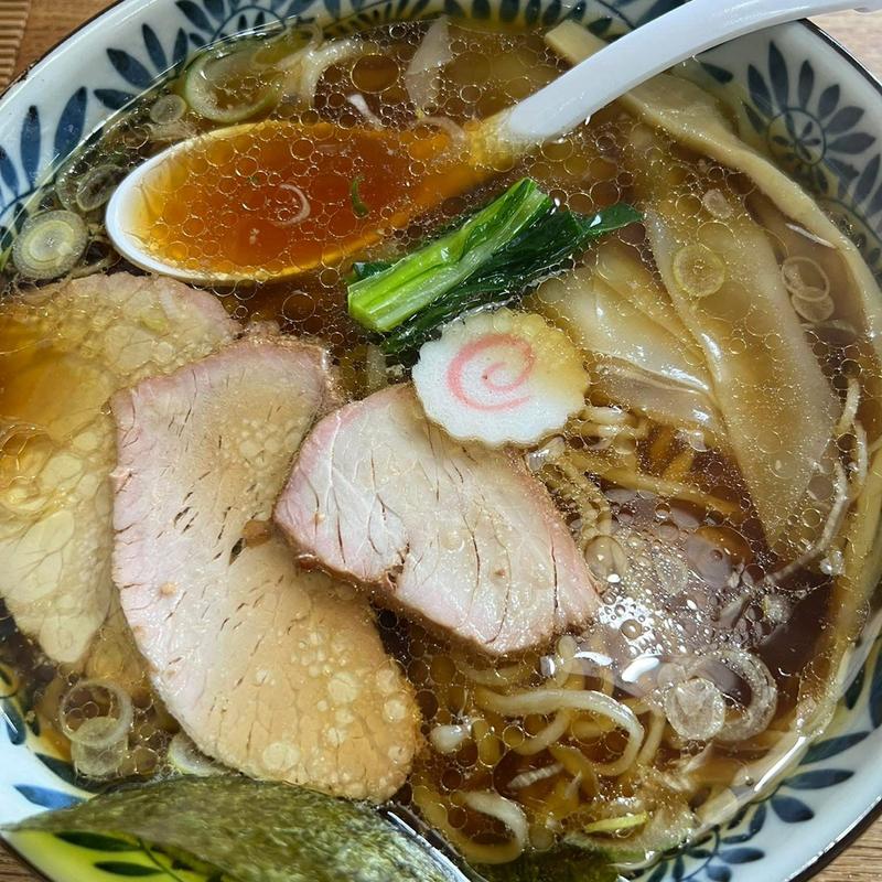ワンタン麺 大盛(白河手打中華 かしま)