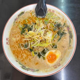 ニラ担々麺(岡山らぁめん　麺屋照清 （メンヤショウセイ）)