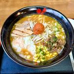 濃厚辛みそ海老ワンタンメン(花鳥風月)