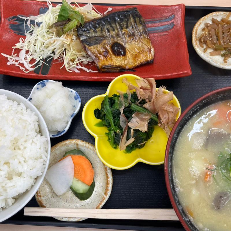 塩さば定食　豚汁(銀シャリ亭 新外店 )