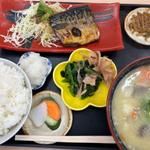 塩さば定食　豚汁(銀シャリ亭 新外店 )