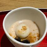 黒豆きな粉プリン 白玉(ことひら温泉 御宿 敷島館)