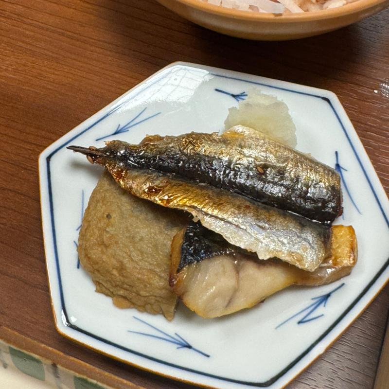 焼き魚 じゃこ天(ことひら温泉 御宿 敷島館)
