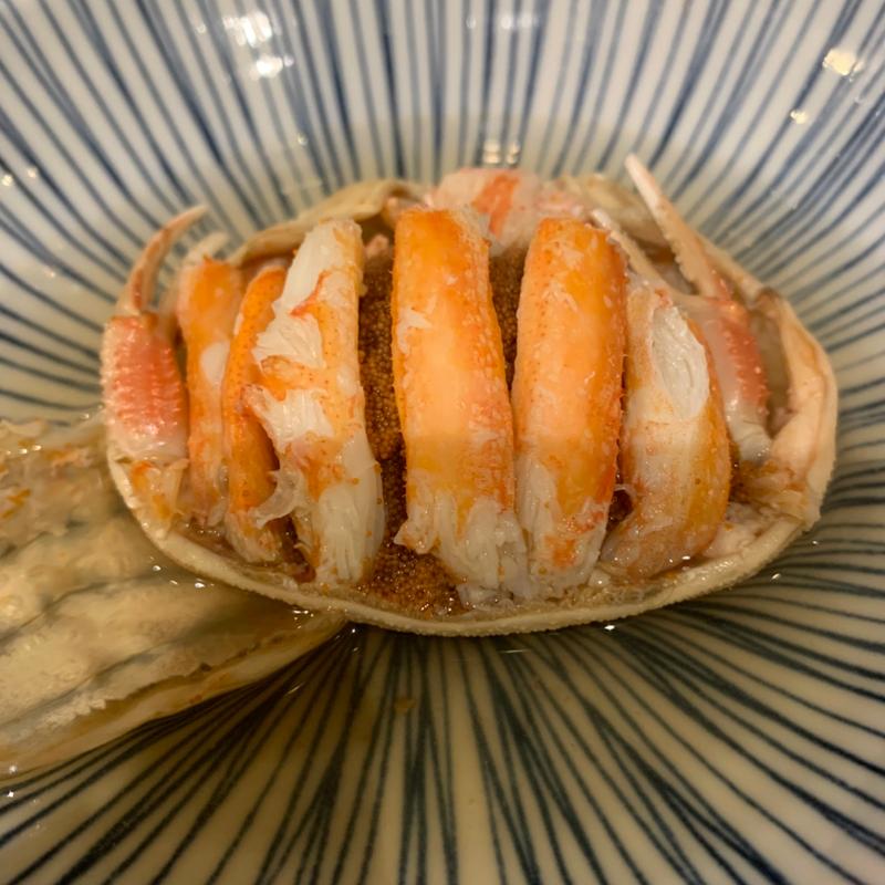 香箱がにおでん(酒場 千代鶴 和食居酒屋 大山・おでん日本酒)