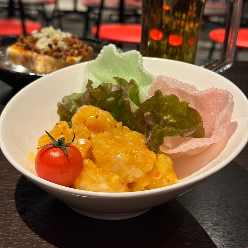ぷりぷりエビマヨ〜えびせん添え〜(本格個室中華居酒屋 暁 千種本店)