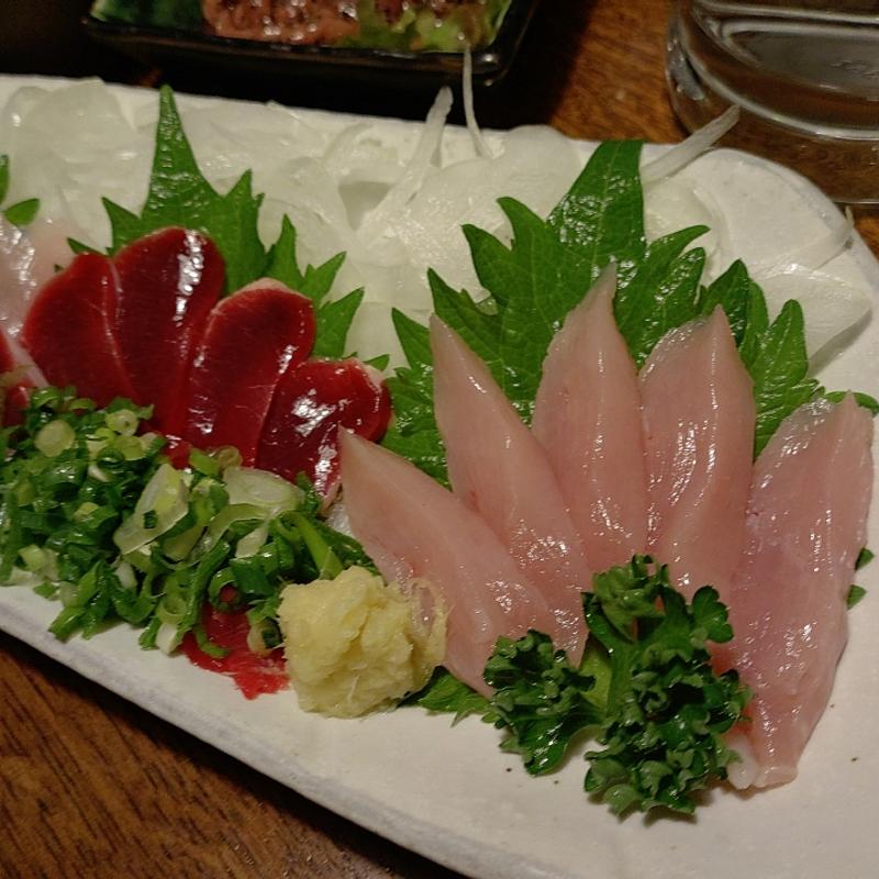 刺身三点盛(ぐんけい本店 隠蔵)