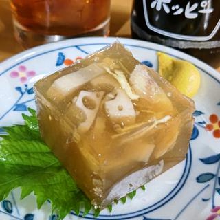 鰯と蓮根の煮こごり(大衆酒場 BEETLE 野毛)