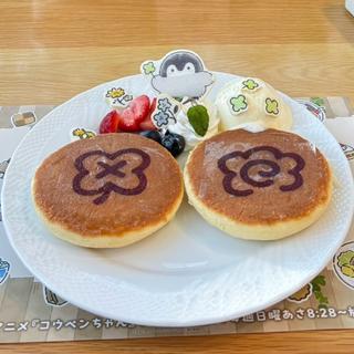 四ツ葉のクローバーパンケーキ(EX GARDEN CAFE)