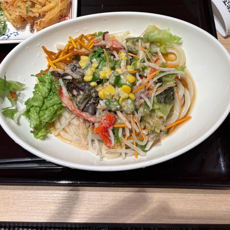 10種野菜のサラダうどん(はなまるうどん 新宿甲州街道店)