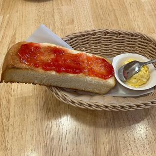 山食パン 玉子ペースト いちごジャム