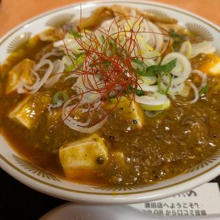 麻婆ラーメン（細麺×魚介）(ラーメン風林火山 酒田店)