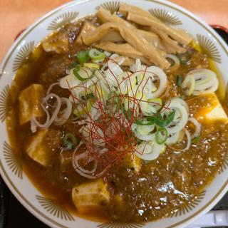 麻婆ラーメン（細麺×魚介）(ラーメン風林火山 酒田店)