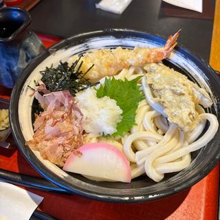 冷し海老天おろしうどん
