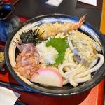 冷し海老天おろしうどん