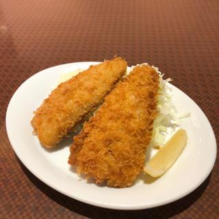 長崎県松浦港のアジフライ