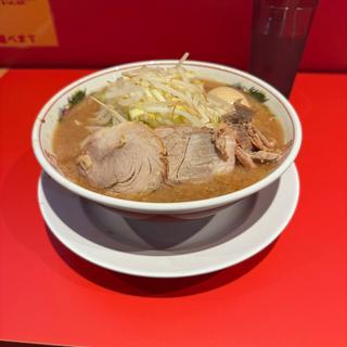 ラーメン中　野菜普通　ニンニク普通　背脂普通(ダントツラーメン高松一番店香椎駅前)