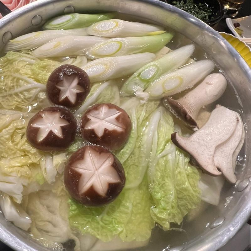 野菜しゃぶしゃぶ(食彩酒房 まつもと)