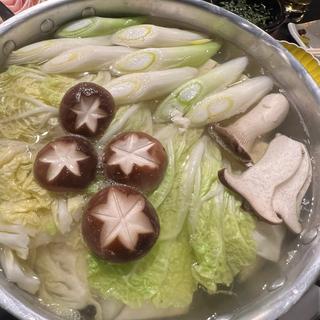 野菜しゃぶしゃぶ(食彩酒房 まつもと)