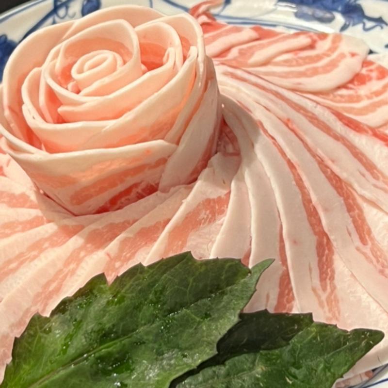 アグー豚　バラ　ロース(食彩酒房 まつもと)