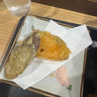 ごぼう天 かぼちゃの天ぷら(川久麦笑)