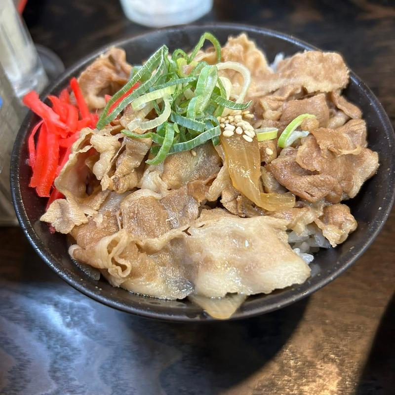 ランチ豚めし(中華そば 半ざわ)