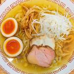 塩煮干しそば 大盛 煮卵(きたかた食堂  神保町店)