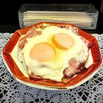 ベーコンエッグ丼