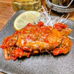 殻ごと子蟹ケジャン