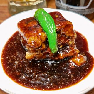 四角い黒酢ぶた