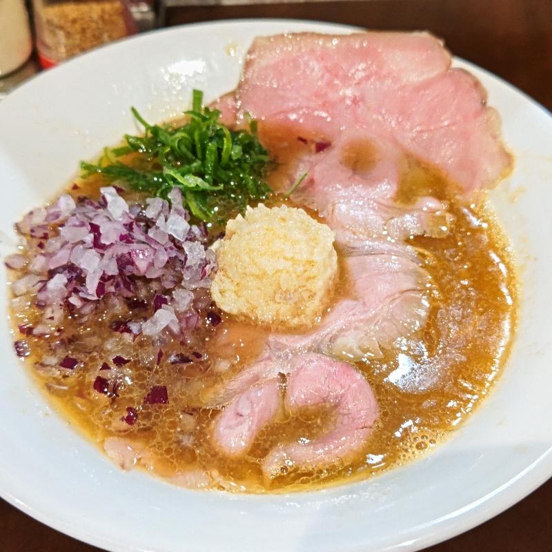 ガーリックシュリンプラーメン＋豚肉2枚(RAMEN KAIBUTSU)