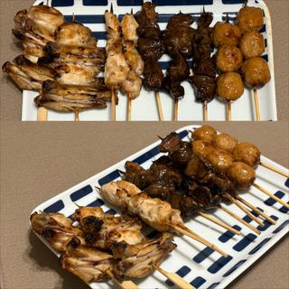 焼鳥 (レバー・つくね・ねぎま・手羽中)(鳥正 本店)