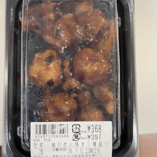 鶏の炭火焼き3種盛り(ローソン 鶴ヶ島若葉店)