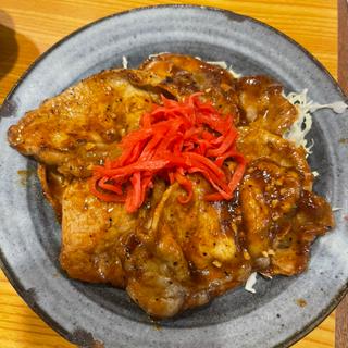 辛味噌豚丼の頭