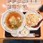 半ラーメンとチャーハンセット