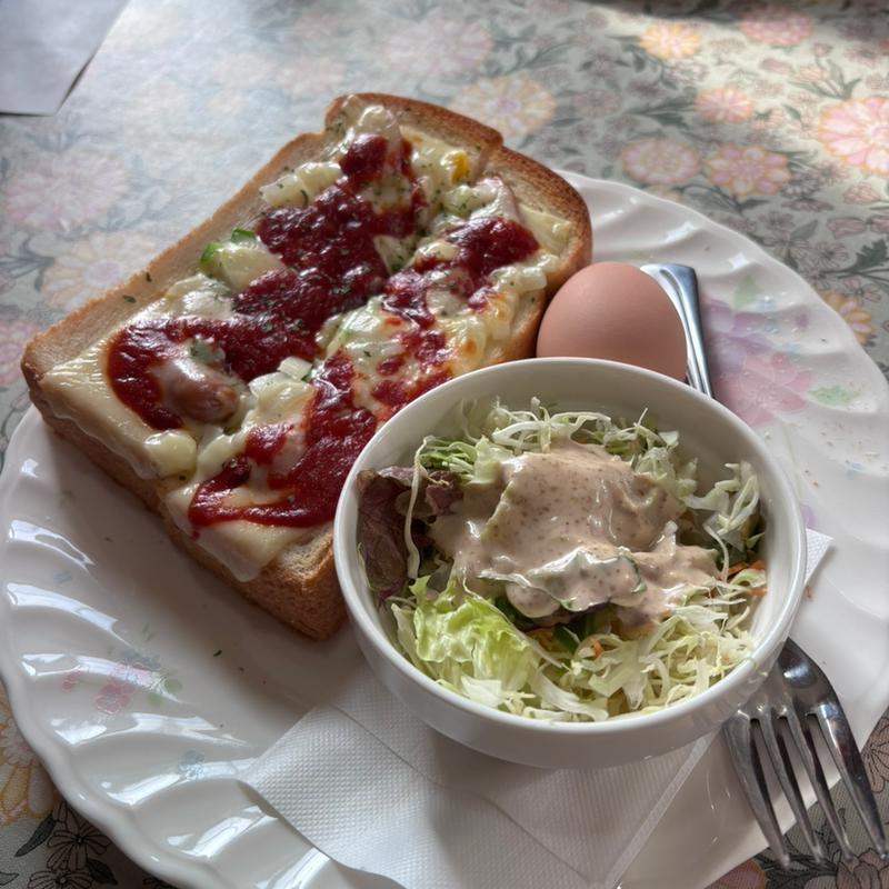 ピザ🍕モーニングセット(来来る 西尾店)