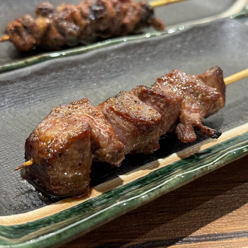 牛特上タン串(炭火串焼肉と釜めしの店 炎)