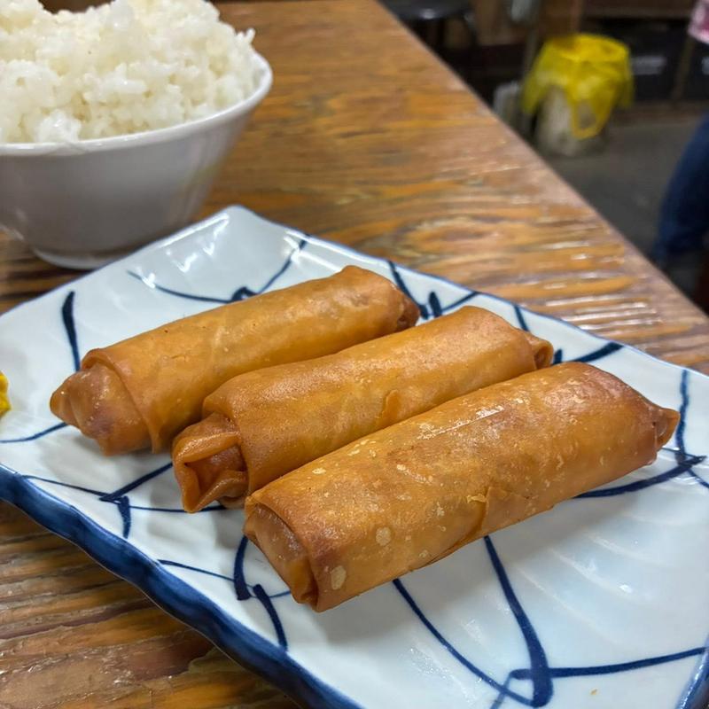 春巻き3本(いづみ亭)