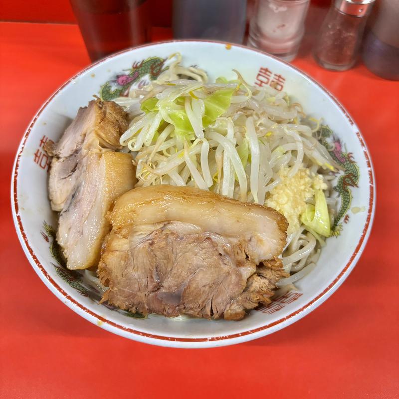ラーメン並　汁抜き（ニンニク少なめ）(ラーメン二郎  京都店)