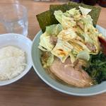 醤油ラーメンキャベチャーライス小