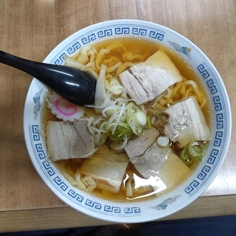極太手打ちチャーシュー麺　大盛(食堂なまえ )